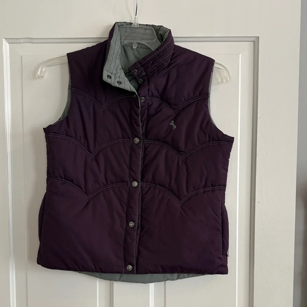 Limited Edition Reversible Cowgirl Up Puffer Vest - Picture 1 of 5